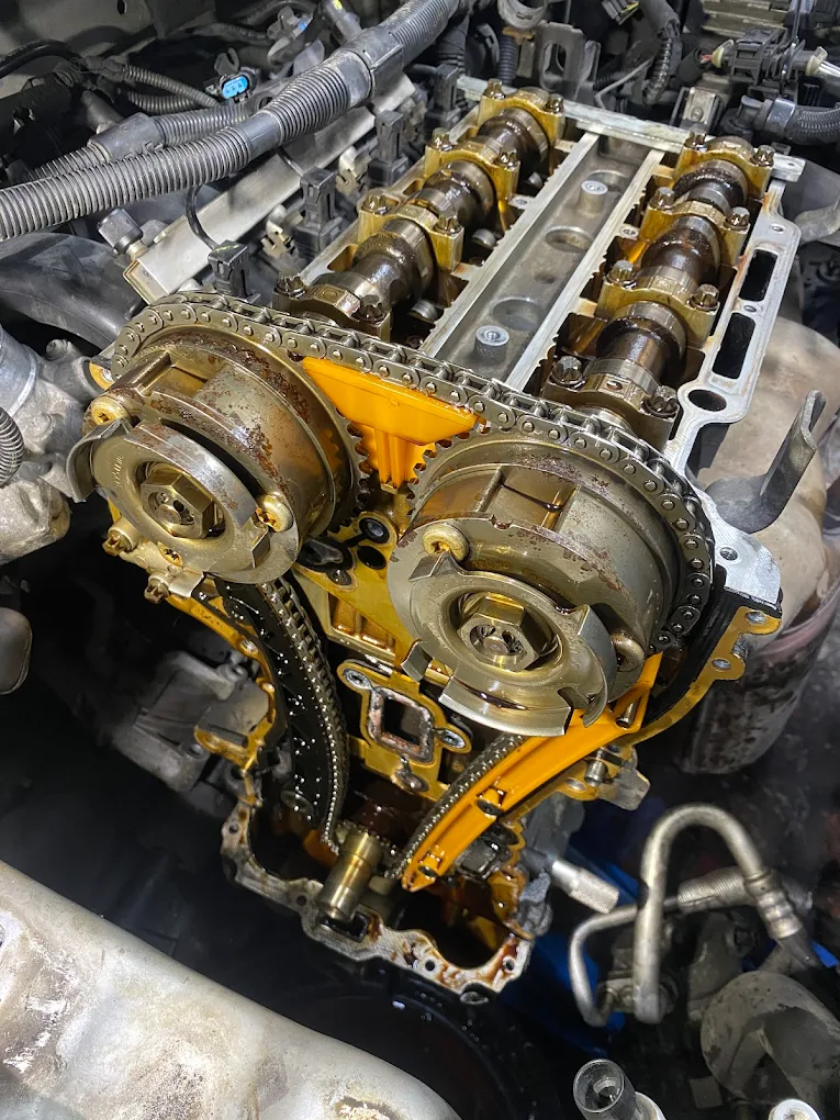 Engine diagnostics at Chris Auto Service